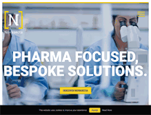 Tablet Screenshot of novasecta.com